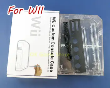 1 комплект Для Nintend Wii Полный Корпус В виде Ракушки Крышка Корпуса С Кнопкой С Розничной Упаковкой Крышка Корпуса В виде Ракушки для Консоли Wii