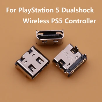 10 шт. разъем для порта зарядки Type-C Micro USB для PlayStation 5 Разъем для беспроводного контроллера Dualshock PS5.