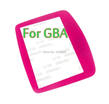 10шт многоцветная Пластиковая Линза для экрана GBA, Линза для Gameboy Advance, Цветная Защитная Линза С Адгезивом
