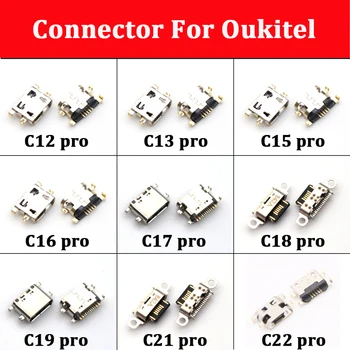 2 шт. для OUKITEL C12/C13/C14/C15 pro/C16/C17/C18 pro/C19/C21/C22 Pro USB Док-станция Для зарядки Порты и разъемы Разъем Зарядного Устройства