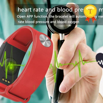 2018 Самый продаваемый оптовый продукт кровяное давление Bluetooth 4.0 браслет для здоровья умный браслет smartband с монитором ЧСС и АД