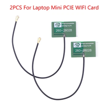 2x Внутренняя WIFI антенна IPEX для Mini PCIE WIFI карты для компьютера ноутбука компьютерной сети