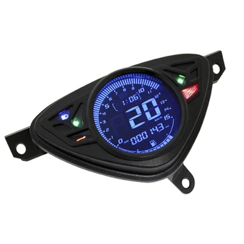 2X измеритель скорости мотоцикла с цветным ЖК-дисплеем, датчик температуры масла, регулируемый одометр для Yamaha Mio