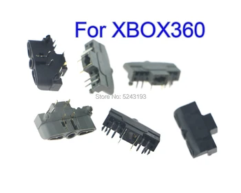 50шт ДЛЯ XBOX 360 Разъемы для наушников Для Microsoft Xbox 360 Интерфейсные Разъемы для наушников Для Беспроводного Проводного контроллера Xbox360