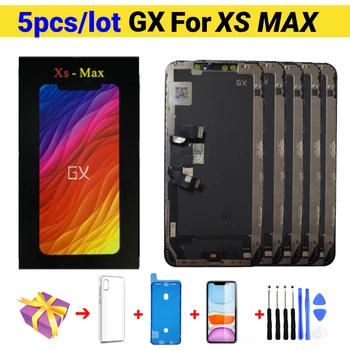 5шт GX OLED Для iPhone X XS XSMax 11Pro ЖК-дисплей С Сенсорным Экраном Дигитайзер В Сборе Замена ЖК-дисплея GX OLED Для iPhoneX LCD
