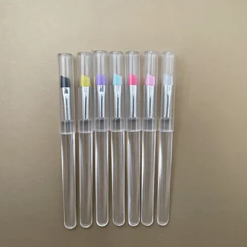 8 Цветов Мягкая силиконовая кисточка для ламинирования ресниц, разделяющий инструмент для наращивания ресниц, инструменты для химической завивки и лифтинга ресниц