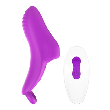 9-частотный пальчиковый вибратор, Беспроводной массажер с дистанционным управлением, стимулятор для взрослых, USB-перезаряжаемые секс-игрушки для женщин