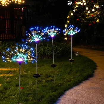 ANCLUB 90/150 СВЕТОДИОДНЫЙ солнечный фейерверк Красочные наружные водонепроницаемые садовые лампы энергосберегающие