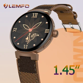 LEMFO DV05 Умные часы для мужчин с большим экраном 1,45 дюйма, NFC, Bluetooth, отслеживание сердечного ритма, спортивная беспроводная зарядка, умные часы