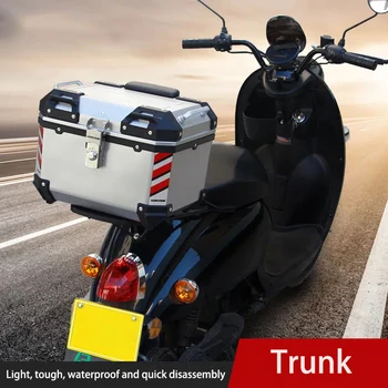SaiYue Rufeng 35-литровый багажник для мотоцикла из пластикового сплава, Большая вместимость, универсальная задняя электрическая коробка из неалюминиевого сплава