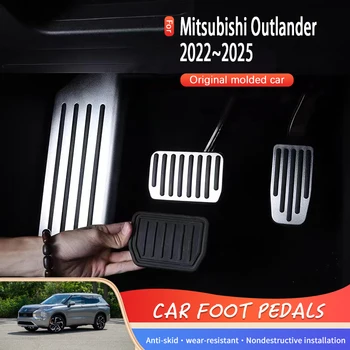 Автомобильные Педали Для Mitsubishi Outlander GN GM ZM 2022 2023 2024 2025 Колодки Для Ног Автомобильные Накладки На Педали Тормоза Автомобильные Аксессуары