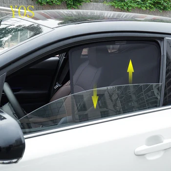 Автомобильный солнцезащитный козырек на боковое стекло для Toyota C-HR 2017 2018 Оконная шторка, козырек, Солнцезащитная сетка для CHR 2019