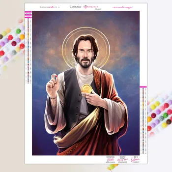 Алмазная картина религиозный Иисус художественная иллюстрация мозаика полный горный хрусталь вышивка крестиком изысканный подарок украшение домашней комнаты 5D сделай сам