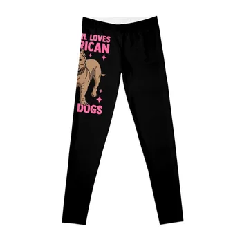 Американский владелец собаки-хулигана | Леггинсы American Bullys, расклешенные леггинсы, женские леггинсы, брюки