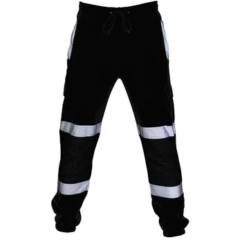 Брюки Повседневные брюки с видимым карманом спецодежда дорожные работы Повседневные высокие мужские брюки джинсового покроя для мальчиков