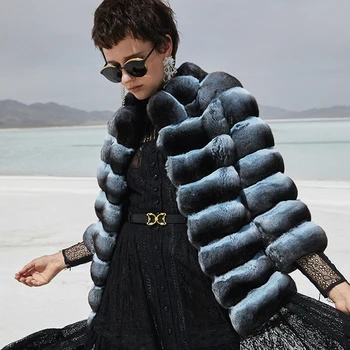 Восхитительная меховая куртка, женское пальто из натурального меха кролика Рекс, модная укороченная верхняя одежда с воротником-стойкой, высокое качество, хит продаж 2022 года
