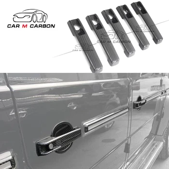 Дверная ручка G CLASS из нового углеродного волокна w464 на 2019 год крышка ручки w464 с сухими карбоновыми накладками для новых карбоновых деталей g wagon
