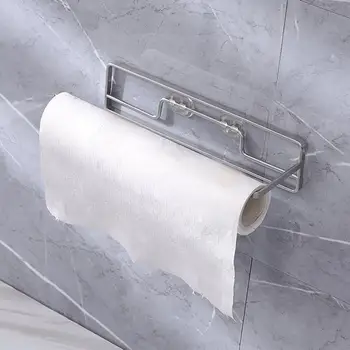Держатель для бумажных полотенец Вешалка для рулонов бумаги Стеллаж для хранения туалетной бумаги для туалета