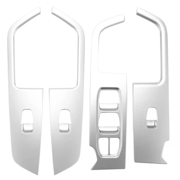 Для Ix25 Creta Хромированная внутренняя дверь, подлокотник, крышка оконного переключателя, Аксессуары для панели управления 2015-2019