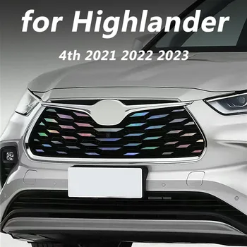 для Toyota Highlander 4th 2021 2022 2023 Накладка для внешней отделки автомобиля, обновление своими руками, модификация блестками