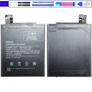 Для Xiao Mi BM46 Аккумулятор Полный 4000 мАч Для Xiaomi Redmi Note 3 Note3 Batteria Запасные Батарейки Для Телефона + Бесплатные Инструменты
