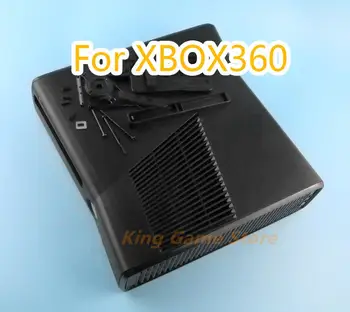 замена 1 комплекта Черный Полностью Полный комплект Корпус Чехол для XBOX 360 Детали и аксессуары консоли xbox 360 Slim