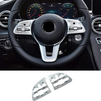 Кнопка Управления Рулевым Колесом Автомобиля Из Алюминиевого Сплава, Наклейка на Панель Крышки для Mercedes Benz Gle 2020 2021 2022 W167, Аксессуары для Авто