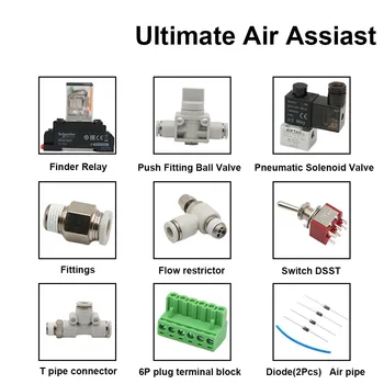 Комплект Ultimate Air Assiast для гравировального станка для лазерной резки CO2
