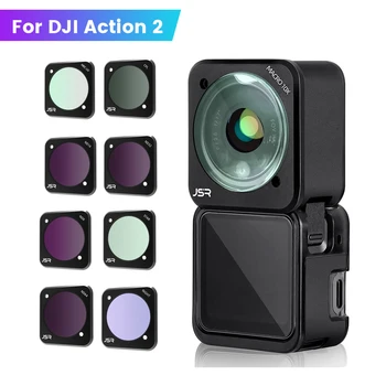 Комплект Фильтров Камеры Для Магнитной Рамки UV CPL ND NDPL 8 16 32 64 Фильтр Объектива Для Магнитной Рамки DJI Action 2