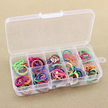 Коробка для хранения ювелирных изделий 10Girds Красочные Прозрачные Пластиковые коробки для хранения сережек из бисера, Коробки для хранения в домашней спальне