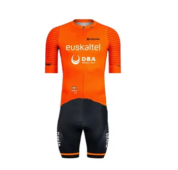 ЛАЗЕРНАЯ РЕЗКА Skinsuit 2021 EUSKALTEL DBA Team Боди КОРОТКАЯ Велосипедная Майка Велосипедная Одежда Maillot Ropa Ciclismo