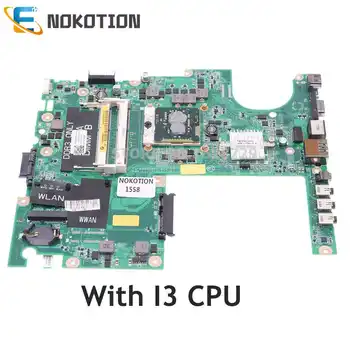 Материнская плата Ноутбука NOKOTION PP39L Для Dell Studio 1558 CN-0G936P 0G936P DAFM9BMB6D0 Основная Плата HM57 DDR3 С процессором I3