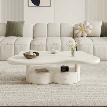 Минималистичный Белый журнальный столик Nordic Floor Роскошный дизайнерский журнальный столик Modern Muebles Para El Hogar Kawaii Room Decor MZY
