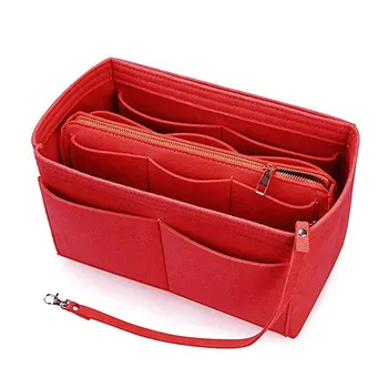 Органайзер для сумок из мягкого войлока, большой емкости, компактные сумки для хранения для женщин и девочек nerg