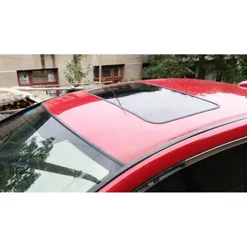 ПВХ Глянцевые наклейки из виниловой пленки на крышу автомобиля, имитирующие Панорамный люк в крыше, Защитные пленочные чехлы