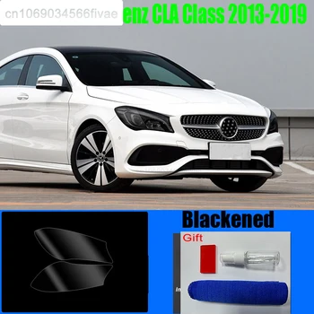 Пленка для фар из ТПУ для Mercedes Benz CLA Class 2013-2019 Для стайлинга автомобилей, Затемненные Прозрачные Защитные наклейки, Аксессуары, 2 шт.