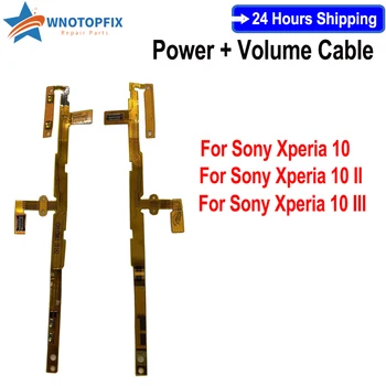 Полностью новый гибкий кабель включения выключения громкости для Sony Xperia 10 II, замена деталей телефона для Sony 10 III, гибкий кабель регулировки громкости