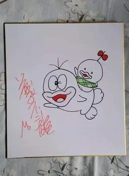 рисованная открытка Fujiko Fujio Shikishi с автографом Doraemon 27*24 см 122020B