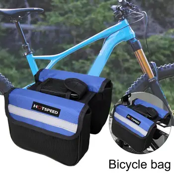 с боковым карманом Съемная велосипедная сумка для безопасного путешествия Сумка для хранения горного велосипеда Велосипедная сумка для телефона велосипедное снаряжение