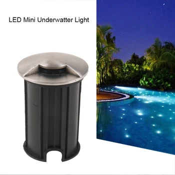 Свет подземной палубы ABS, заглубленная лампа Mini Landscape, водонепроницаемый Мини-светильник мощностью 1 Вт из нержавеющей стали