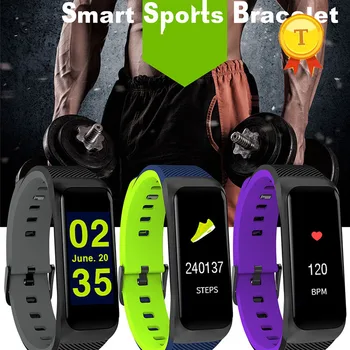 Смарт-браслет Часы Фитнес-браслет с напоминанием о превышении частоты сердечных сокращений Трекер Спортивной Активности Браслет Smartband для samsung j3 j5 j7