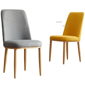 Современный Красочный обеденный стул с мягкой спинкой Nordic Leisure Индивидуальные Обеденные стулья кухонная Мебель Стул для переговоров в ресторане