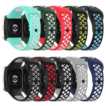 Спортивный силиконовый ремешок для двухцветного браслета Redmi Watch 3