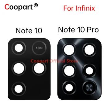 Стекло Задней камеры Для Infinix Note 10 Pro Замена Стеклянной Крышки Объектива Камеры + Клейкая Наклейка Note10 X693 X695 X695C