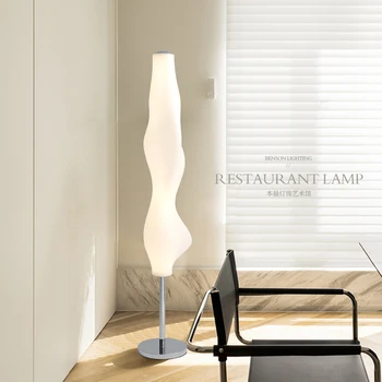 Торшер для гостиной, спальни, кабинета, вертикальный прикроватный журнальный столик, дизайнерская художественная лампа