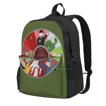 Школьная сумка Mr. Benn, рюкзак для ноутбука большой емкости, 15-дюймовый винтажный детский телевизор