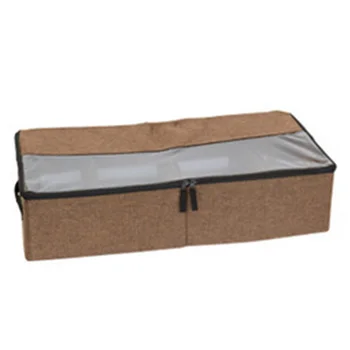 Ящик для хранения хлопка и льна Под кроватью С регулируемой перегородкой Ящик для хранения обуви Органайзер